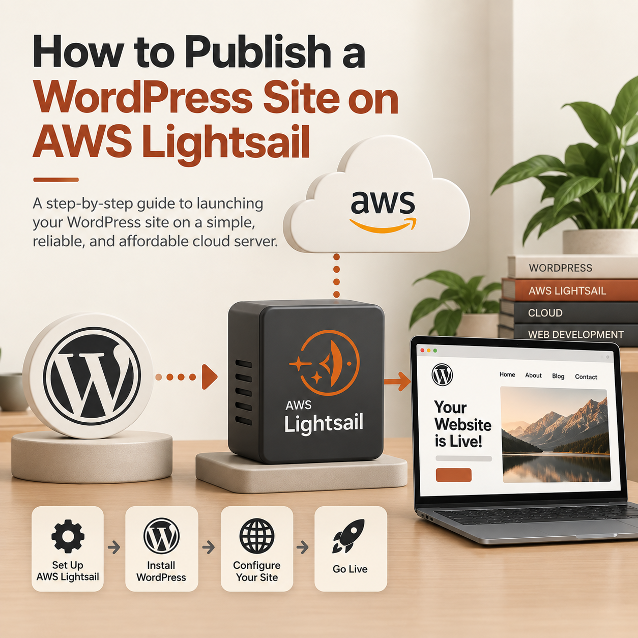 How to Publish a WordPress Site on AWS Lightsail